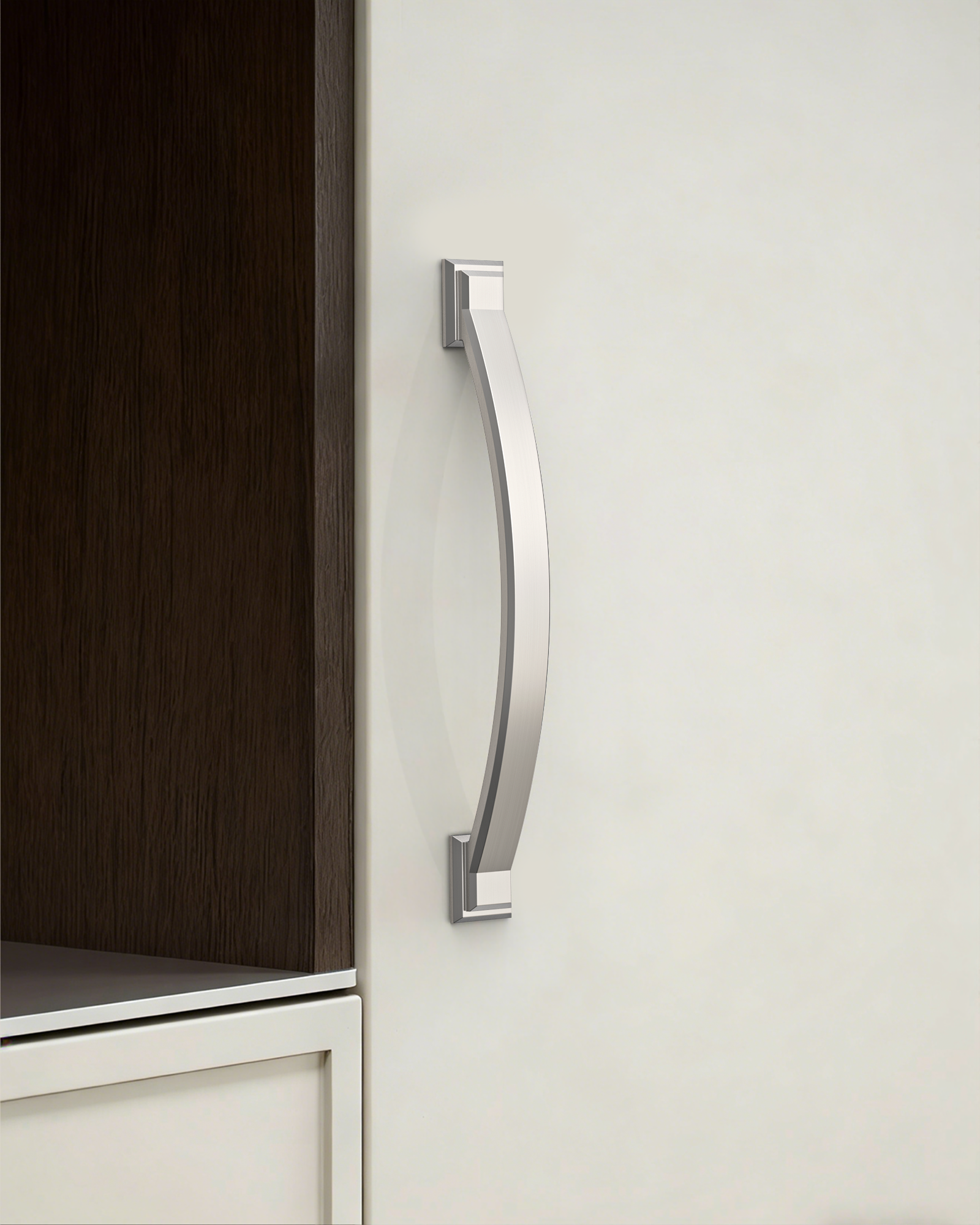 DESIGN3150 Arch Pull Warm Modern Cabinet Handles – Durable, Mix-Metal Kitchen Hardware