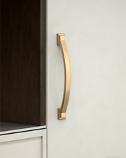 DESIGN3150 Arch Pull Warm Modern Cabinet Handles – Durable, Mix-Metal Kitchen Hardware