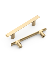 DESIGN3273 Champagne Bronze Cabinet Pulls – Warm Modern Elegant Kitchen Handles, Easy to Install & Durable