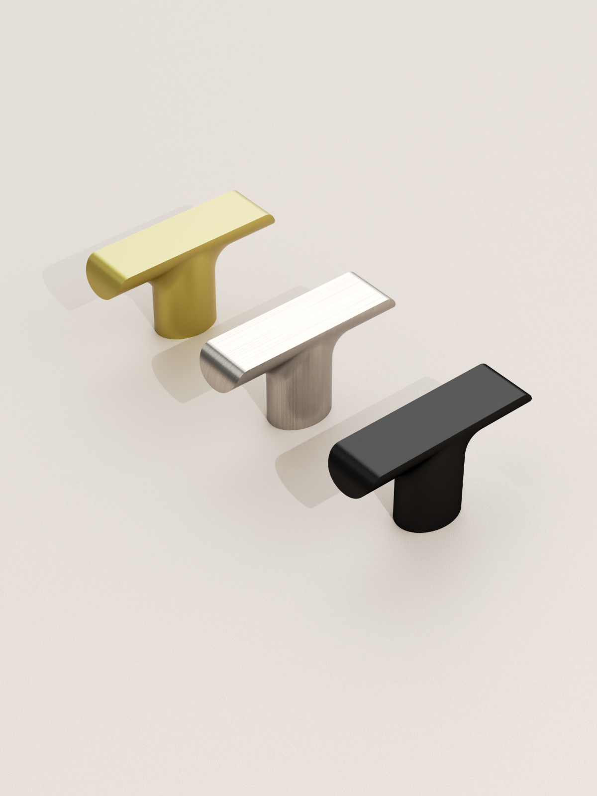 DESIGN3273 Champagne Bronze Cabinet Knobs – Modern Hardware for Cabinets, Drawers & Closets
