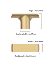 DESIGN3273 T-Bar Cabinet Knobs – Modern Hardware for Cabinets, Drawers & Closets