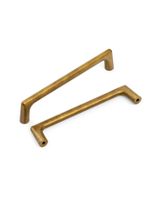 DESIGN3307 Antique Brass Cabinet Handles – Modern Linear Pulls for Cabinets & Drawers