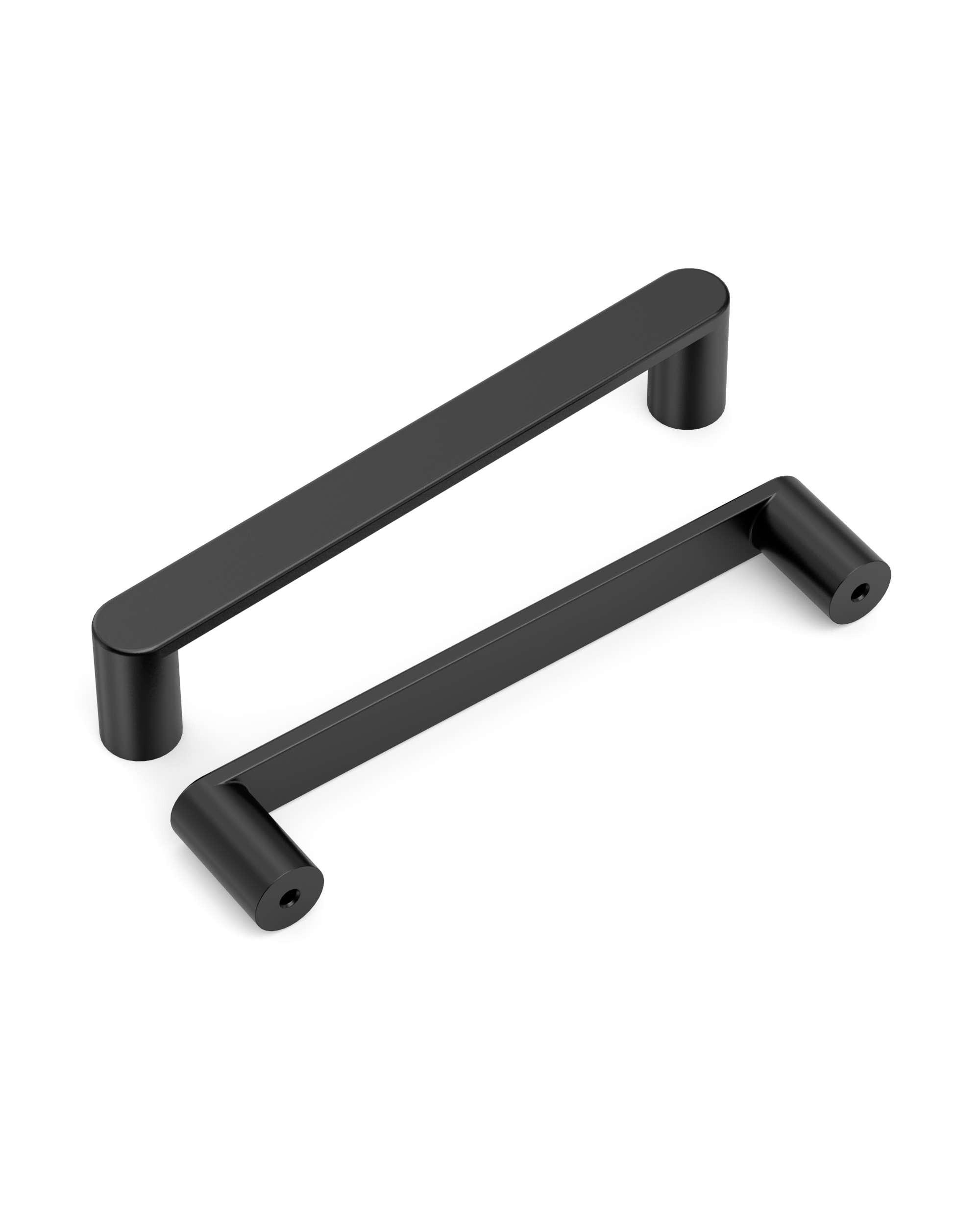 DESIGN3644 Minimalist Matte Black Cabinet Handles –  Easy Installation, Durable & Long-Lasting