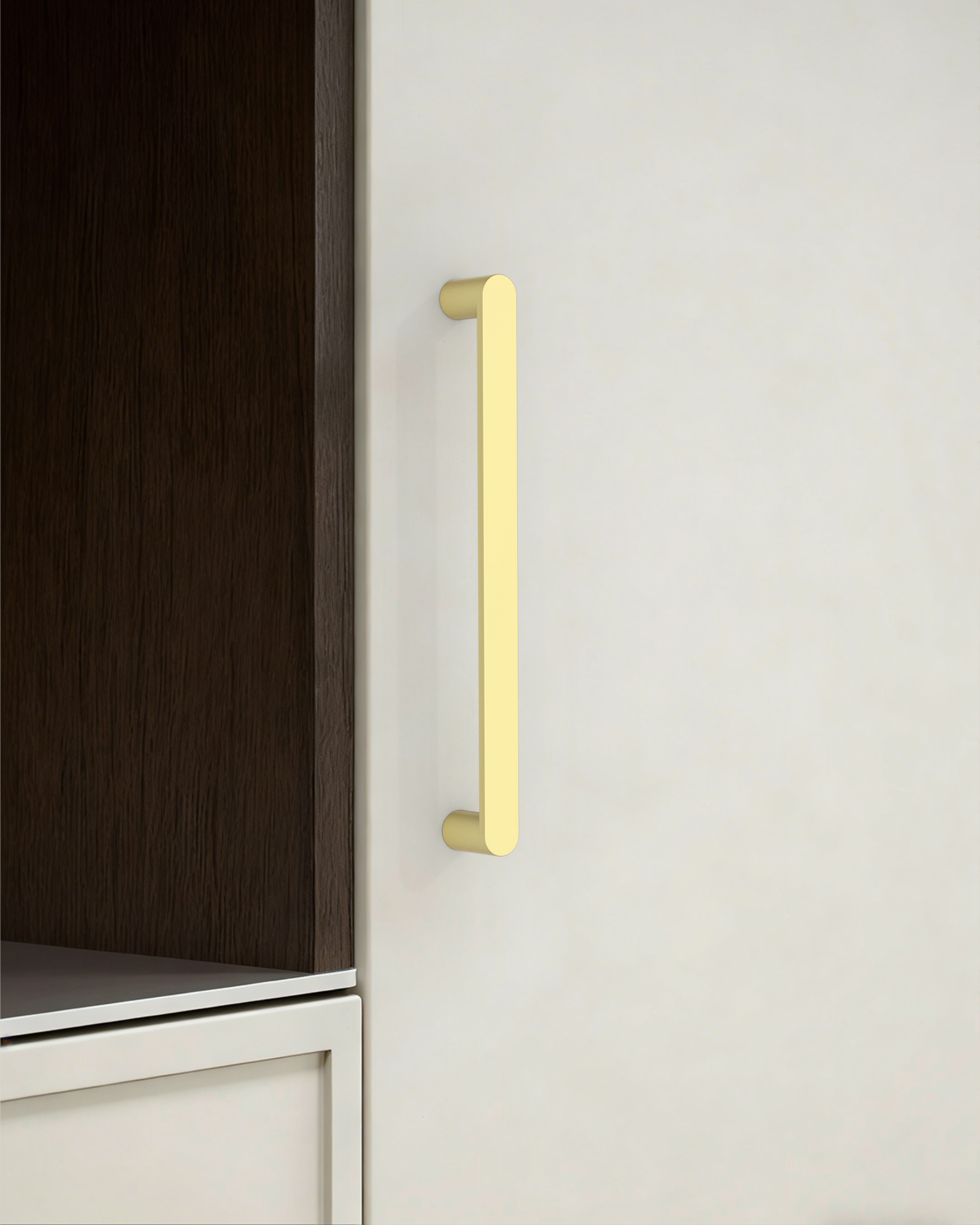 DESIGN3644 Minimalist Matte Black Cabinet Handles –  Easy Installation, Durable & Long-Lasting