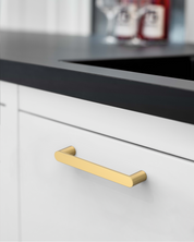 DESIGN3644 Minimalist Matte Black Cabinet Handles –  Easy Installation, Durable & Long-Lasting