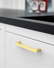 DESIGN3644 Minimalist Matte Black Cabinet Handles –  Easy Installation, Durable & Long-Lasting