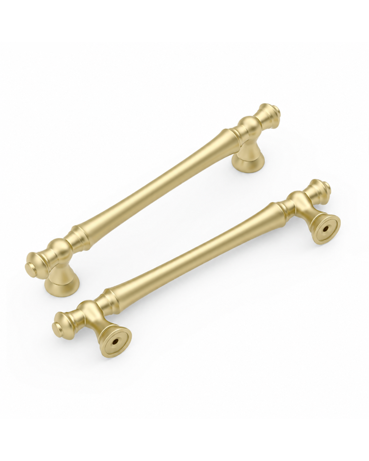 DESIGN3768 Champagne Bronze Cabinet Pulls for White Cabinets | 5", Warm Modern, Heavy-Duty Feel
