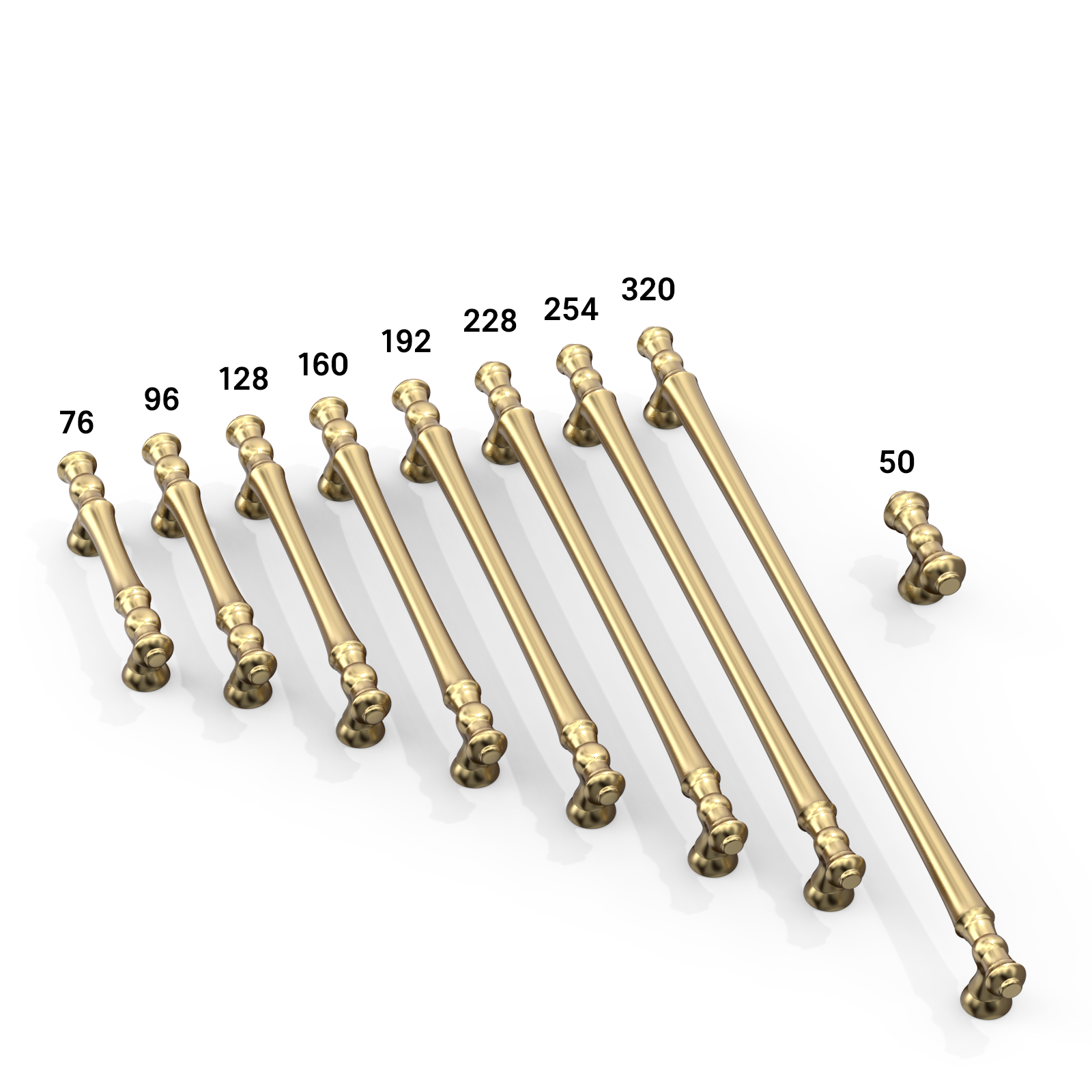 DESIGN3768 Cabinet Handles, Cabinet Hardware for Cupboard Drawer Handles Dresser Pulls