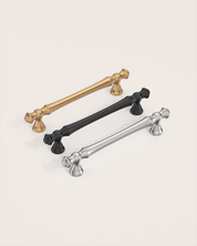 DESIGN3768 Champagne Bronze Cabinet Pulls for White Cabinets | 5", Warm Modern, Heavy-Duty Feel