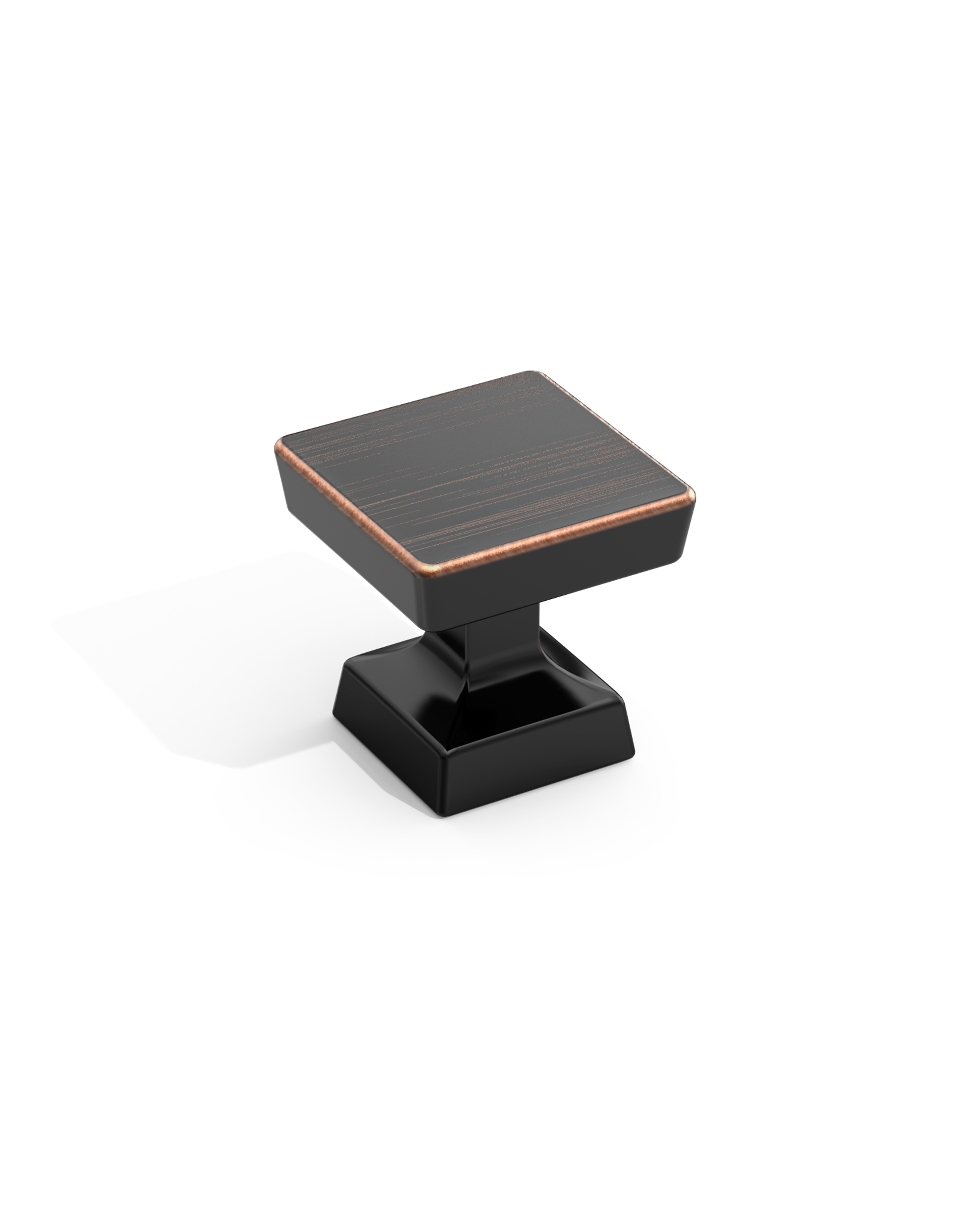 DESIGN3794 Matte Black Cabinet Knobs | 1.2" Round Drawer & Dresser Handles for Bathroom Cabinets
