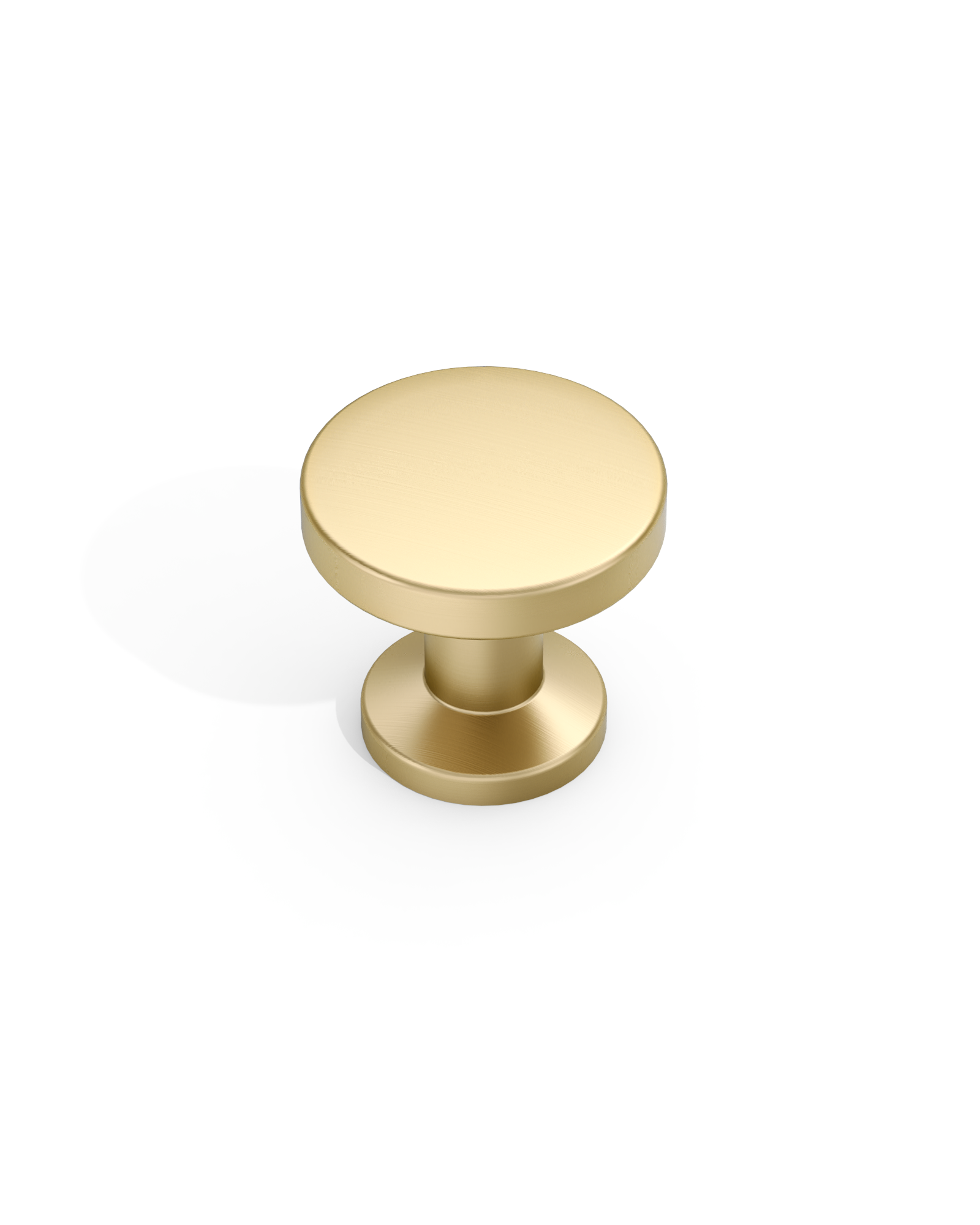 DESIGN3835 Brushed Brass Solid Cabinet Knobs – Sleek Design, Easy to Install, Built to Last