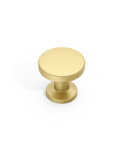 DESIGN3835 Brushed Brass Solid Cabinet Knobs – Sleek Design, Easy to Install, Built to Last