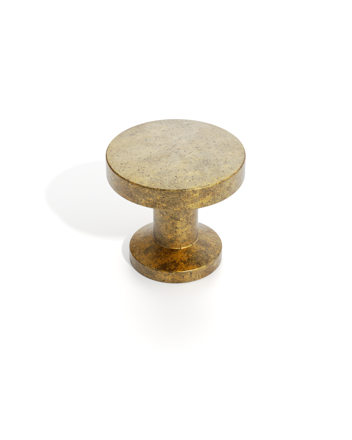 DESIGN3835 Brushed Brass Solid Cabinet Knobs – Sleek Design, Easy to Install, Built to Last