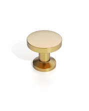 DESIGN3835 Brushed Brass Solid Cabinet Knobs – Sleek Design, Easy to Install, Built to Last