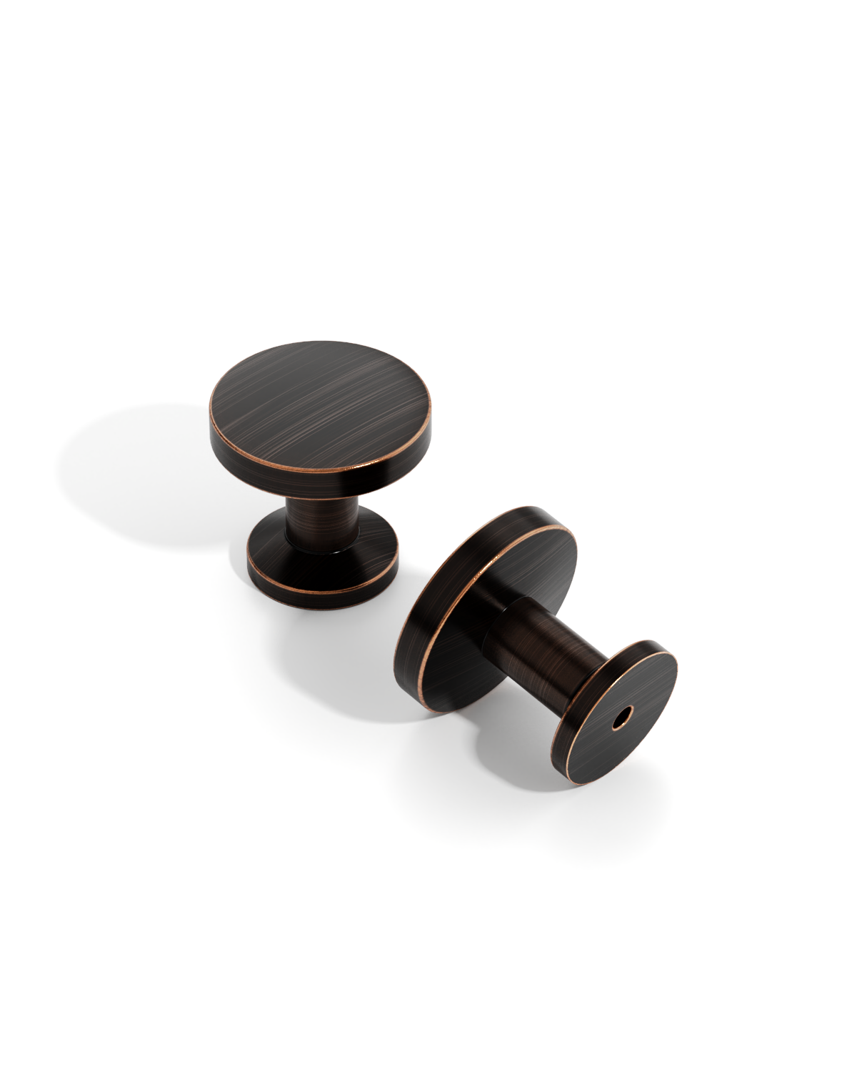 DESIGN3835 Brushed Brass Solid Cabinet Knobs – Sleek Design, Easy to Install, Built to Last