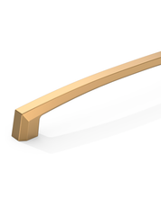 DESIGN3908 Matte Black Cabinet Pulls for Modern White Cabinets (5" Hole Center)