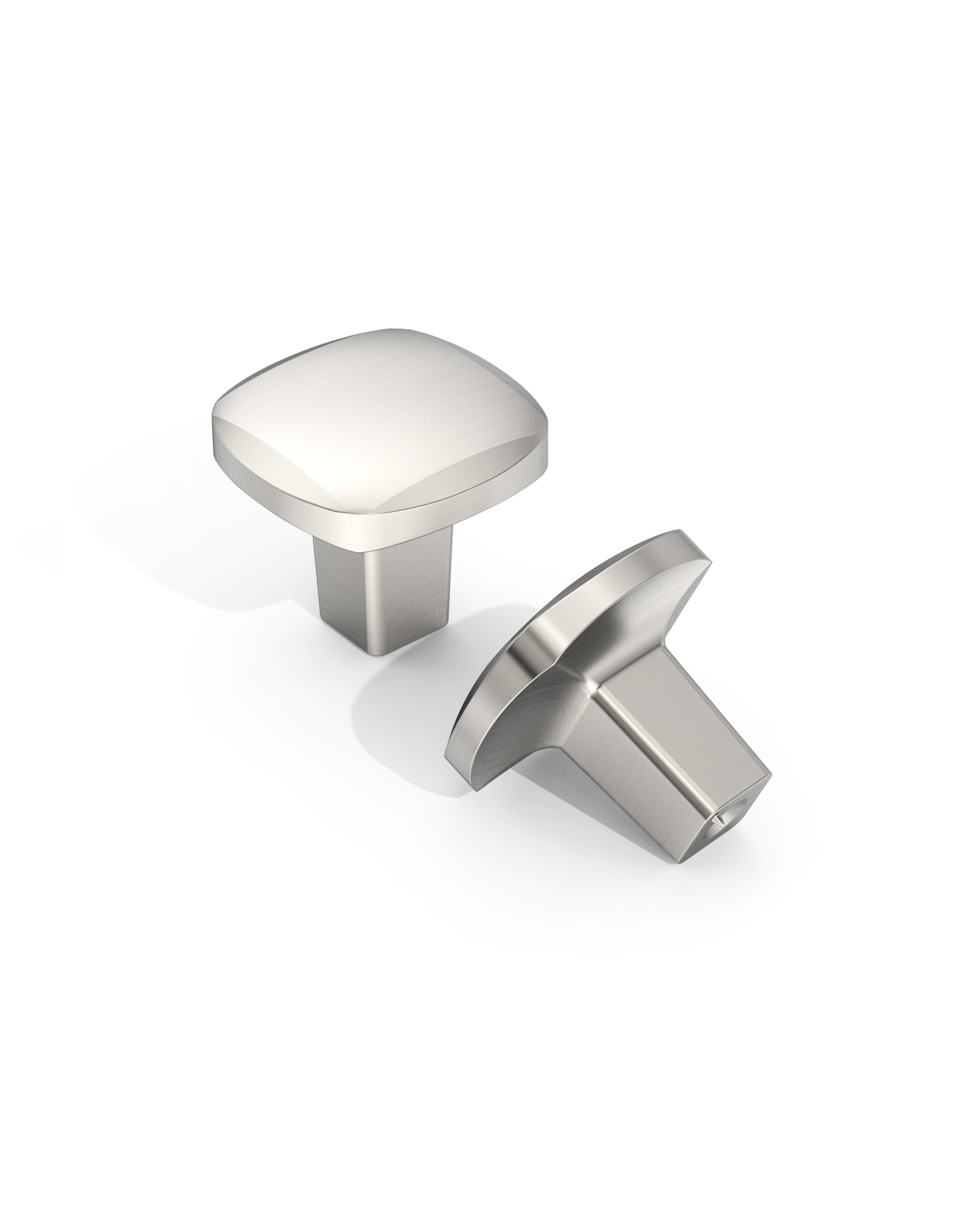 DESIGN3908 Matte Black Cabinet Knobs | 1" Round Zinc Drawer & Cupboard Handles