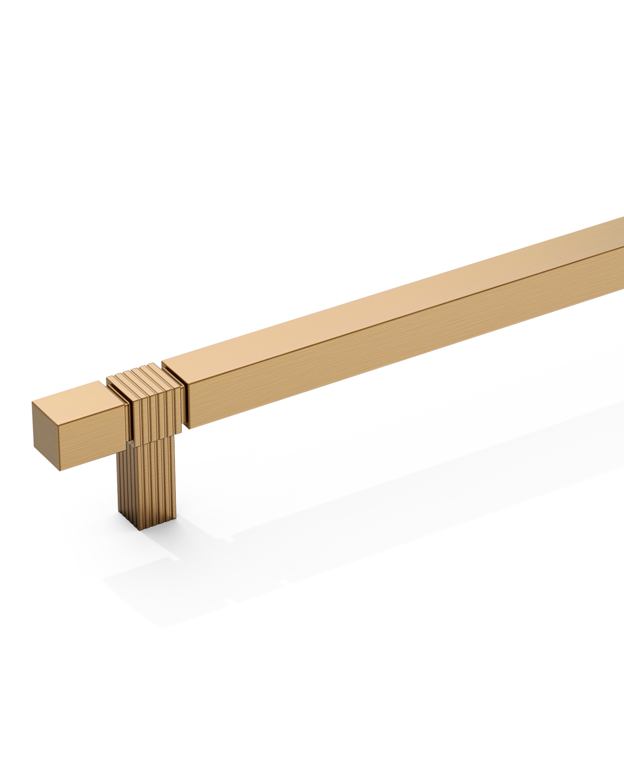 DESIGN3909 Champagne Bronze Cabinet Pulls | Square Cabinet Handles for Cabinets & Drawers