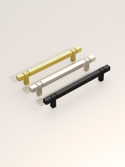 DESIGN3909 Champagne Bronze Cabinet Pulls | Square Cabinet Handles for Cabinets & Drawers