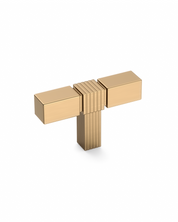 DESIGN3909 Matte Black Cabinet Knobs – Square Bar Hardware for Drawers, Cupboards & Closets