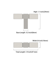 DESIGN3909 Urban Geometric Textured Cabinet Knobs
