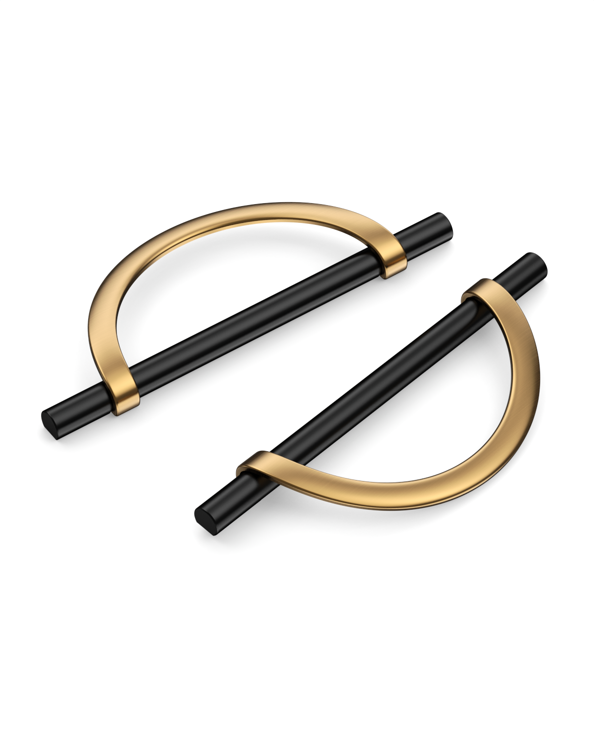 DESIGN3955 Combination Cabinet Pulls – Bar & Cup Pull Design for Drawers & Cabinets