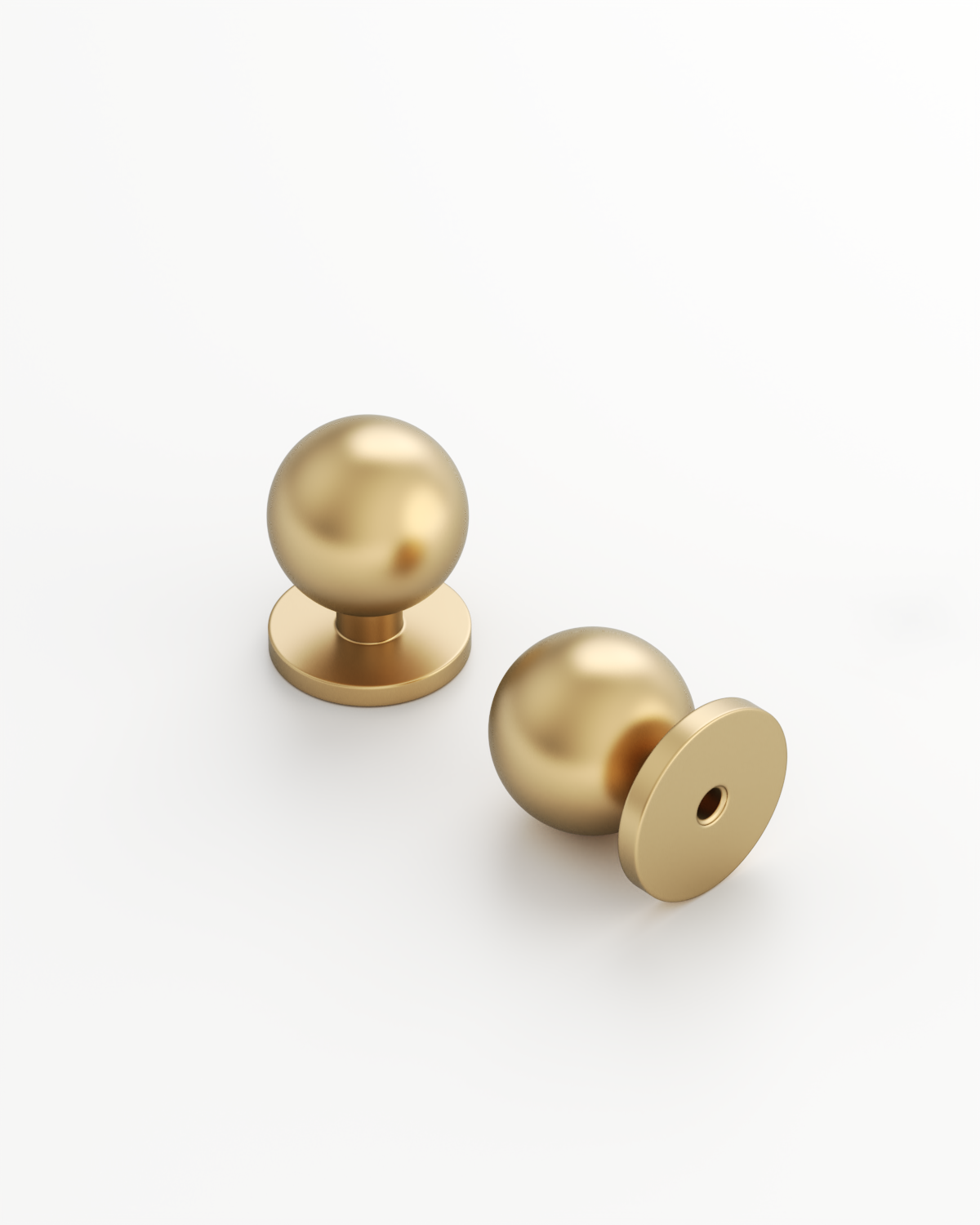 DESIGN1038 Classic Round Rose Ball Cabinet Knobs