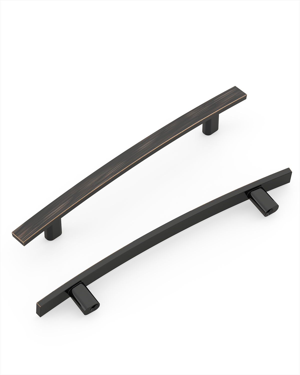 DESIGN3046 Warm Minimalist Flat Bar Cabinet T-Pulls