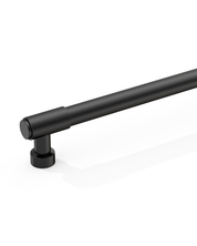 DESIGN4592 Matte Black Stepped Cabinet Handles | Heavy-Duty Modern Cylindrical Pulls (5" / 128mm)