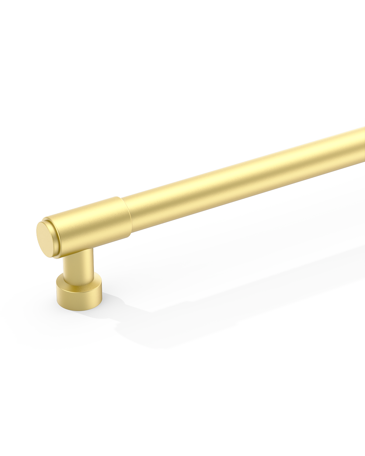 DESIGN4592 Matte Black Stepped Cabinet Handles | Heavy-Duty Modern Cylindrical Pulls (5" / 128mm)