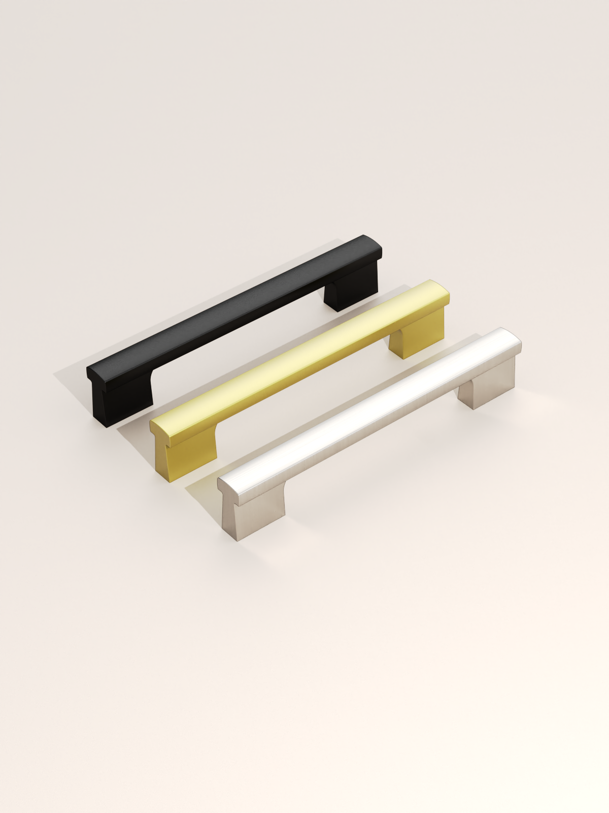 DESIGN4497 Cabinet Pulls – Easy-to-Install, Long-Lasting Brushed Gold Handles