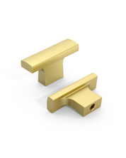 DESIGN4497 Brushed Satin Nickel Cabinet Knobs | Durable Solid Knobs for Drawers & Cabinets