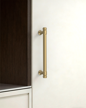 DESIGN2306 Honey Bronze Cabinet Pulls – Industrial-Modern, Ergonomic & Heavy Duty for Light Luxury Kitchen