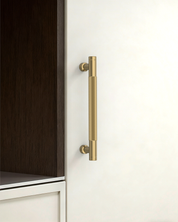 DESIGN4483 Brushed Gold Knurled Cabinet Handles - Heavy-Duty Modern Drawer Pulls (5")