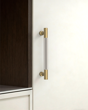 DESIGN4483 Brushed Gold Knurled Cabinet Handles - Heavy-Duty Modern Drawer Pulls (5")