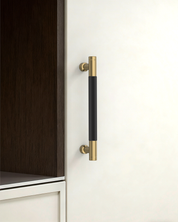 DESIGN4483 Brushed Gold Knurled Cabinet Handles - Heavy-Duty Modern Drawer Pulls (5")