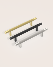 DESIGN6061 Brushed Gold Cabinet Pulls – Rich Minimalist Knurled Handles for Kitchen Cabinets