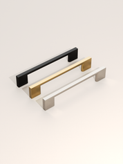 DESIGN2008 Solid Cabinet Handles – Modern Rectangle Pulls for Cabinets, Drawers & Closets