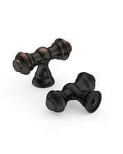 DESIGN3768 Oil Rubbed Bronze T-Bar Cabinet Knobs for Vintage Kitchen | 2.2" Length
