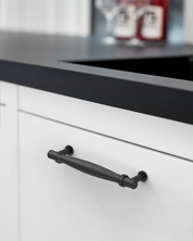 DESIGN4585 Brushed Gold Cabinet Pulls – Modern Organic Tapered Handles for Kitchen Cabinets