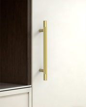 DESIGN6061 Brushed Gold Cabinet Pulls – Rich Minimalist Knurled Handles for Kitchen Cabinets