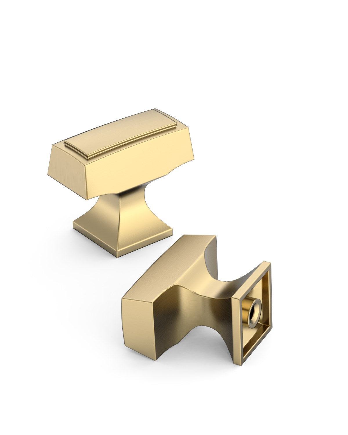 DESIGN3067 Champagne Bronze Cabinet Knobs | 1.4" Round Drawer Pulls for Cabinets & Dressers