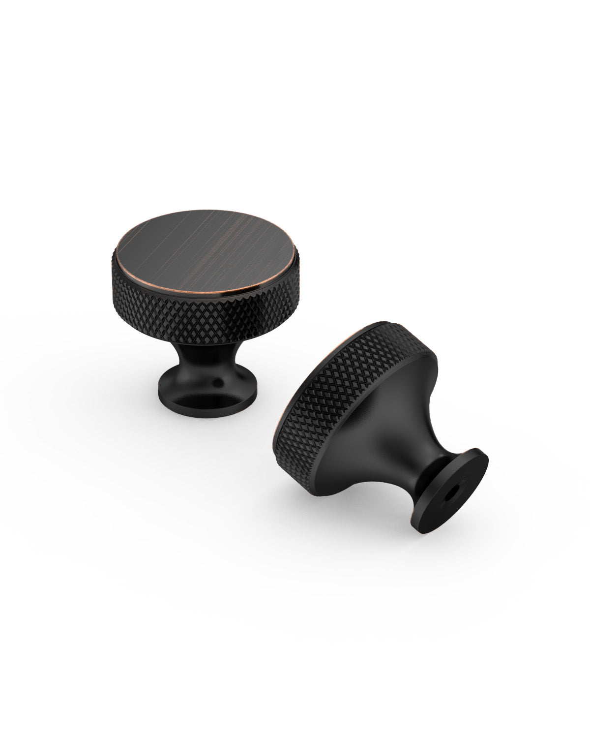 DESIGN4494 Champagne Bronze Knurled Cabinet Knobs | Kitchen Drawer, Cupboard & Wardrobe Handles