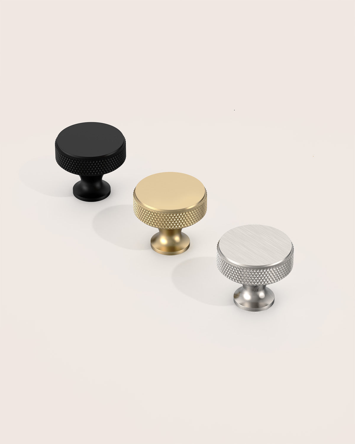 DESIGN4494 Champagne Bronze Knurled Cabinet Knobs | Kitchen Drawer, Cupboard & Wardrobe Handles