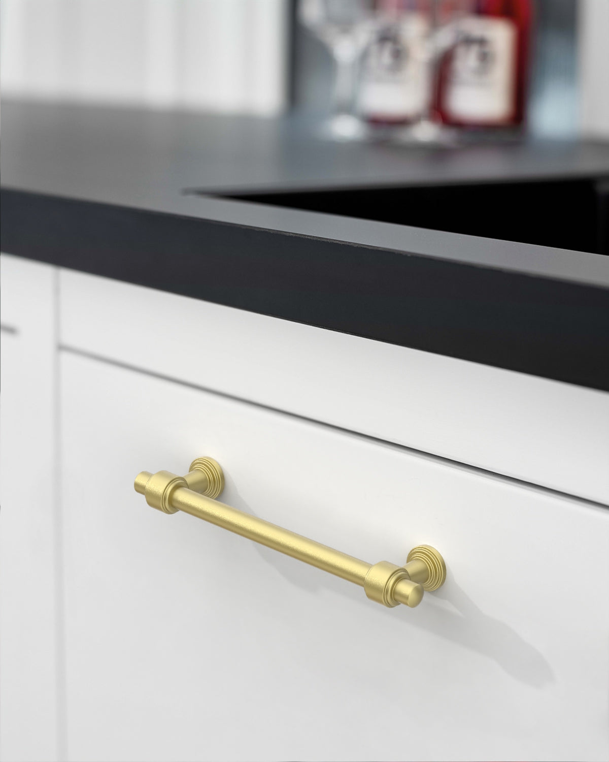 DESIGN2249 Modern Cabinet Handles | Straight Bar Drawer Pulls for Kitchen Cabinets, Closets & Dressers