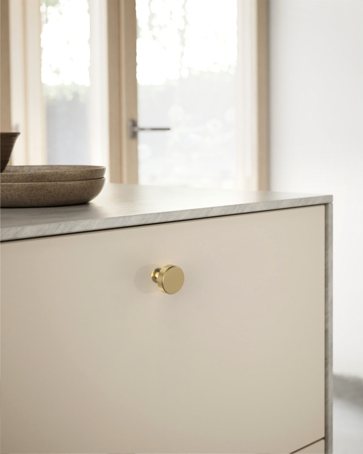 DESIGN4494 Champagne Bronze Knurled Cabinet Knobs | Kitchen Drawer, Cupboard & Wardrobe Handles