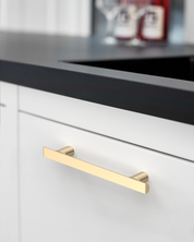 DESIGN3273 Champagne Bronze Cabinet Pulls – Warm Modern Elegant Kitchen Handles, Easy to Install & Durable