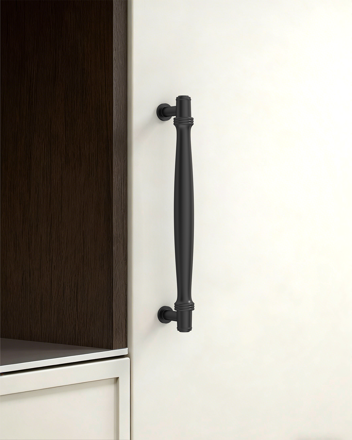 DESIGN4585 Brushed Gold Cabinet Pulls – Modern Organic Tapered Handles for Kitchen Cabinets