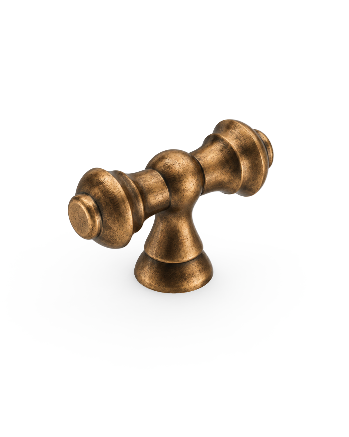 DESIGN3768 Oil Rubbed Bronze T-Bar Cabinet Knobs for Vintage Kitchen | 2.2" Length