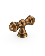 DESIGN3768 Oil Rubbed Bronze T-Bar Cabinet Knobs for Vintage Kitchen | 2.2" Length